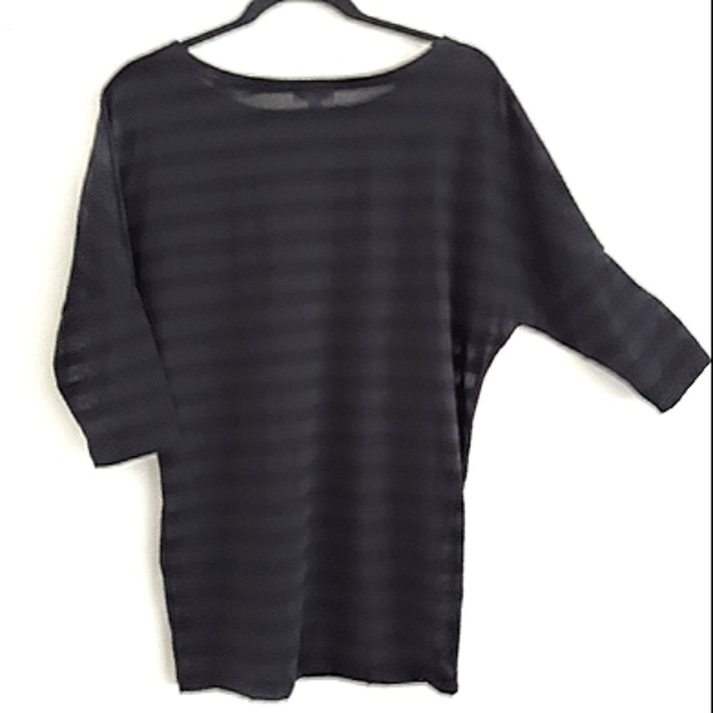JACOB Jersey PETITE Women's top in BL/BL stripes SzS  petite